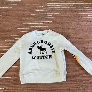 A and Fitch Crewneck Sweater with Stripes